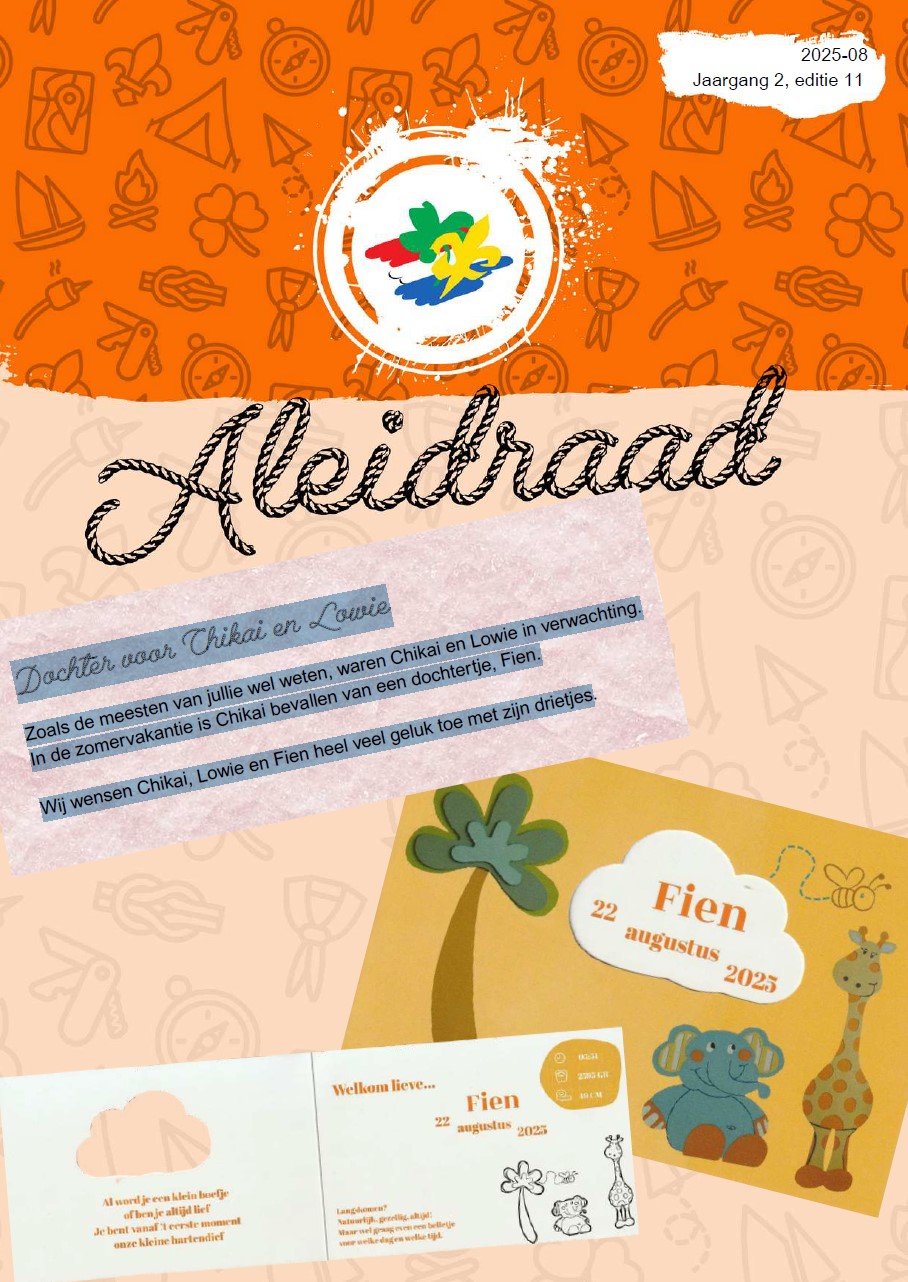 De Aleidraad van september 2025 van Scouting Aleida Schiedam