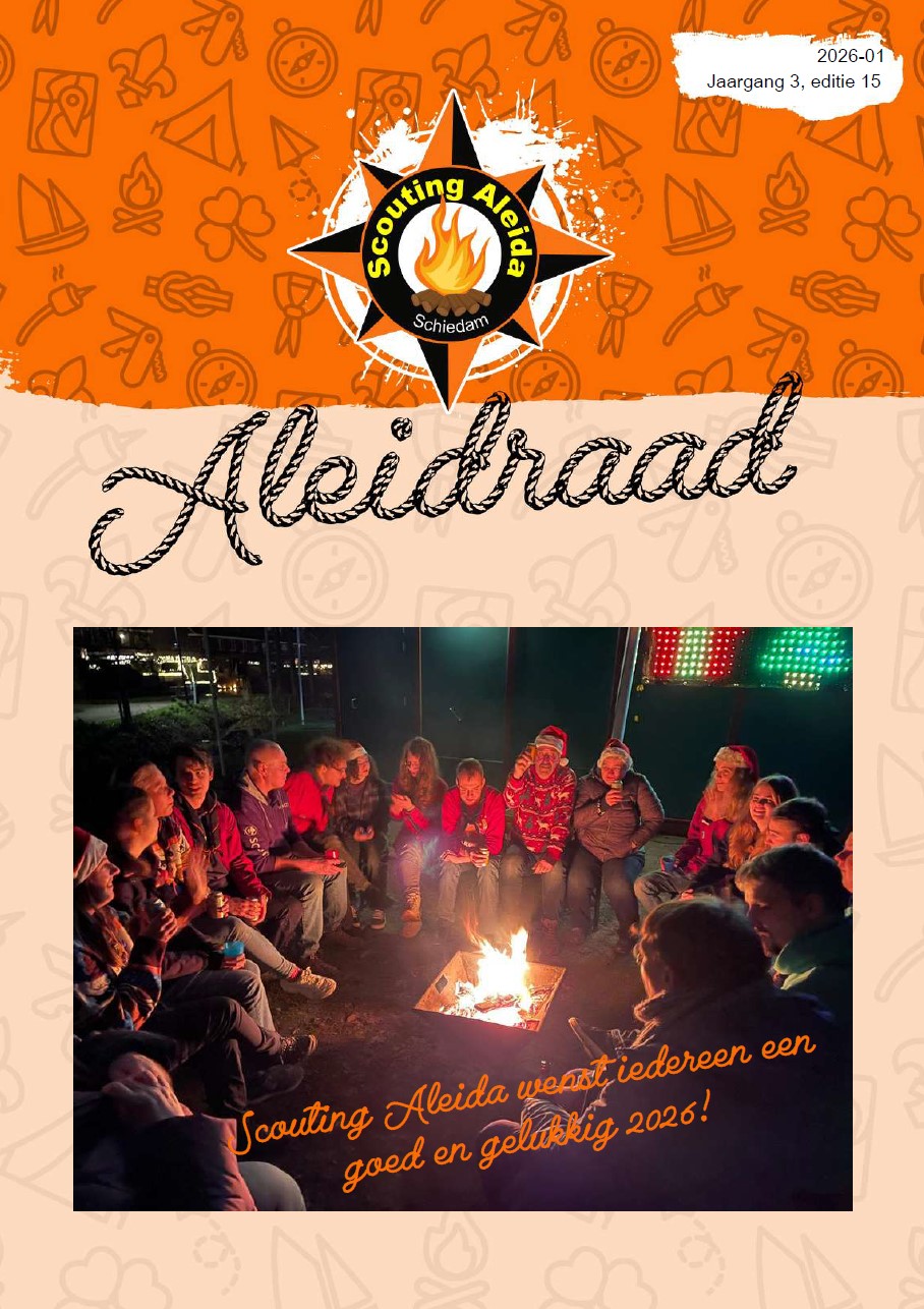 De Aleidraad van januari 2026 van Scouting Aleida Schiedam