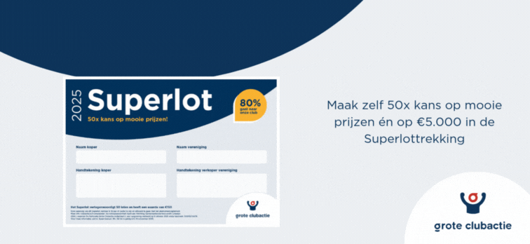 Koop loten van de Grote Clubactie bij Scouting Aleida