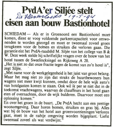 In de Havenloods van 19 mei 1994 verscheen dit artikel